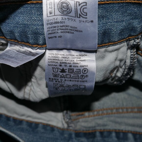 Levis 559 Men's Size 33x34 Jeans Relaxed Fit Straight Leg Medium Wash Denim - Picture 9 of 11